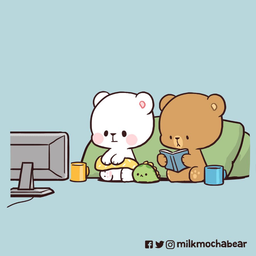 milkmochabear's tweet photo. What a coincidence 🤭
---
Feel free to mention your partner~! ❤

#milkmochabear
#milkandmocha https://t.co/qQzqPIavtE