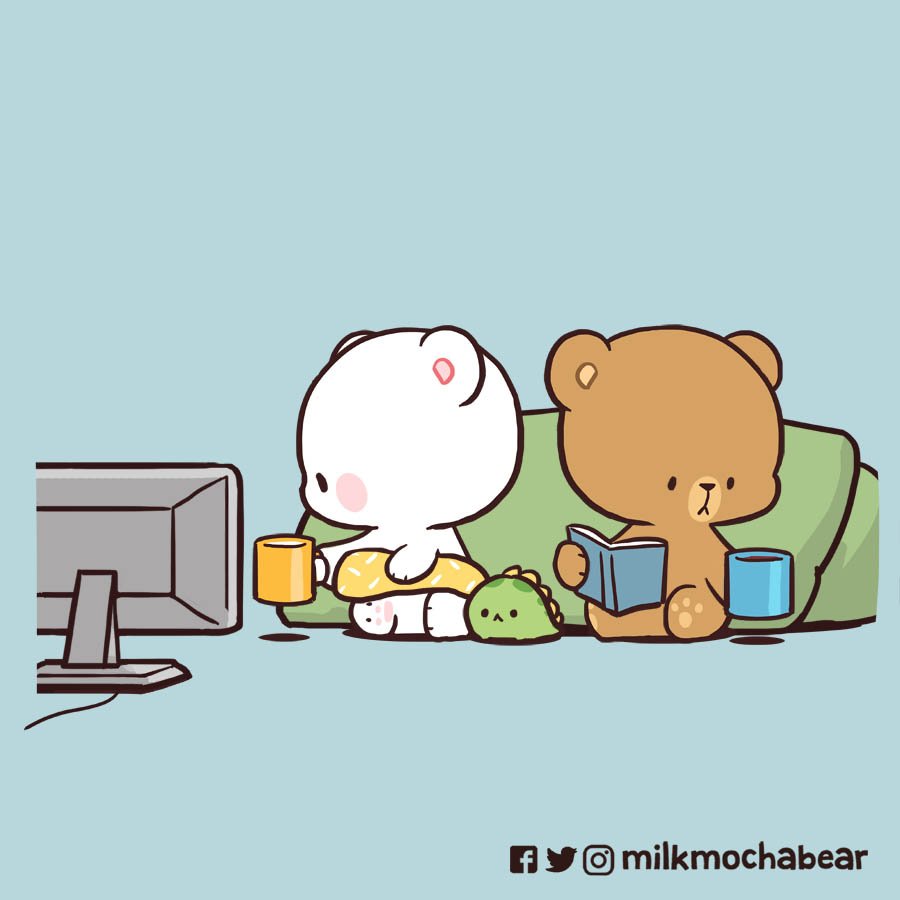 milkmochabear's tweet photo. What a coincidence 🤭
---
Feel free to mention your partner~! ❤

#milkmochabear
#milkandmocha https://t.co/qQzqPIavtE