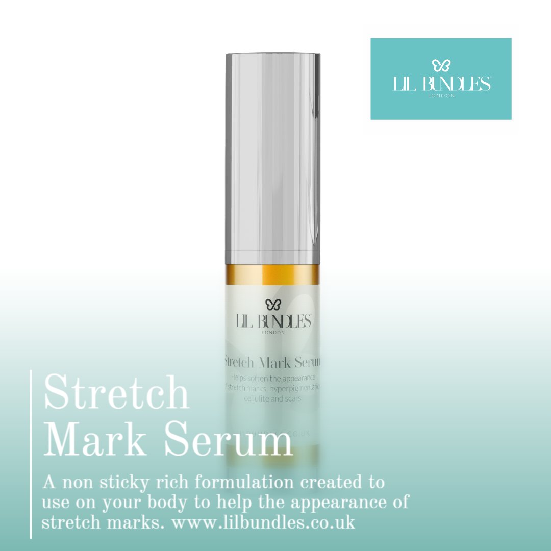 This rich serum can be used pre and post pregnancy. It does not leave you skin feeling sticky, just smooth and soft.
If you have a nut allergy this product is not suitable.
#lilbundles #stretchmarks #serum #netmums #newborn #giftboxes #pregnancy #gifts #pregnancyskincare #newborn