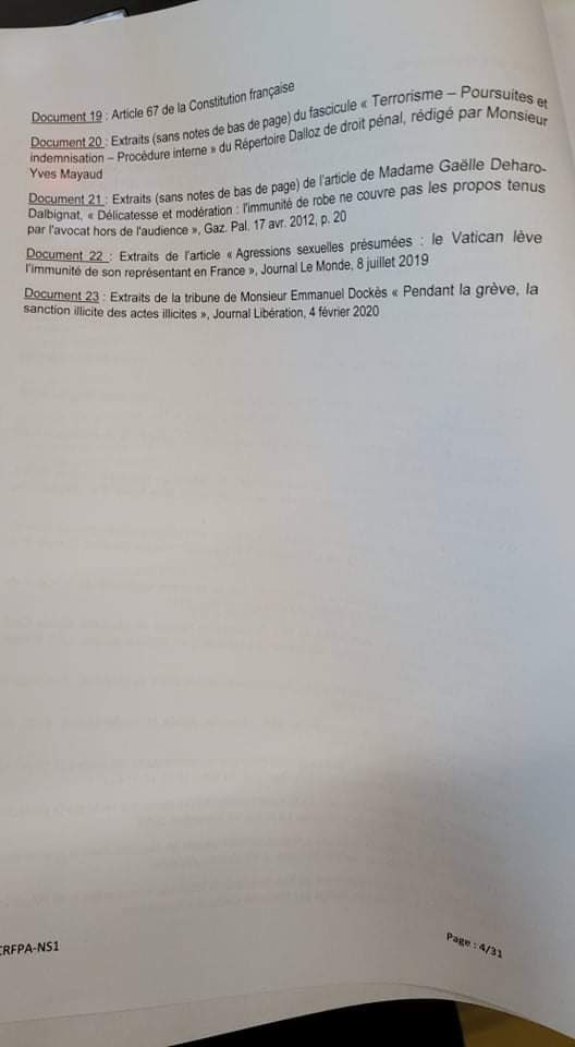 1anpourleCRFPA's tweet photo. 🔴⚠️ - SUJET NOTE DE SYNTHÈSE #CRFPA2021 : « Les immunités en droit ». Corpus de textes ci dessous :
#CRFPA #CRFPA2021 #Notedesynthese https://t.co/cBSnMqZFkt