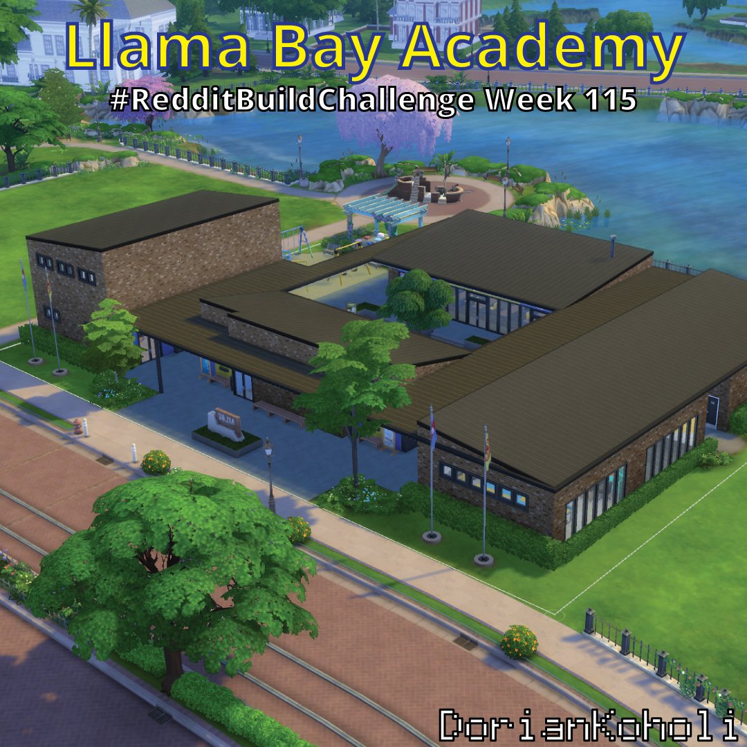 DorianKoholi's tweet photo. Llama Bay Academy is now up on the gallery! This was created as part of the /r/TheSims #RedditBuildChallenge Week 115.
Hope you enjoy!
EA ID: DorianKoholi
Lot Name: Llama Bay Academy
Photo Gallery: https://t.co/m7s27ZldC4
#Sims #Sims4 #ShowUsYourBuilds #Newcrest https://t.co/AjrIjBZGUS