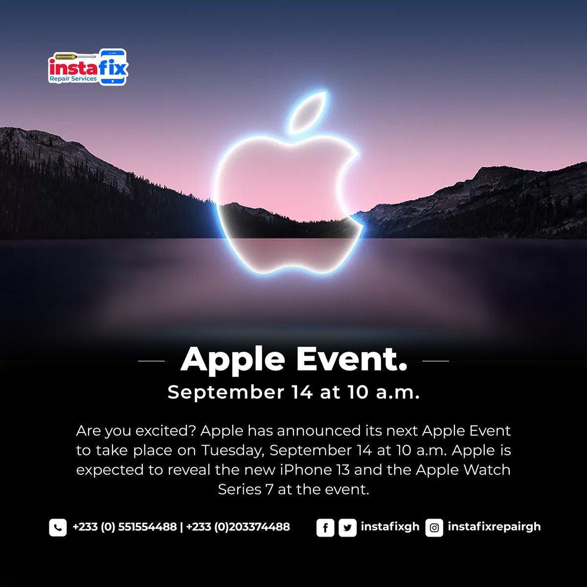 instafixgh's tweet image. What’s New with Apple 😎👍🏾
#techgist by @instafixgh 
Follow us 
#VaccinePassports #AppleEvent #instafixgh #Ghana #iphone