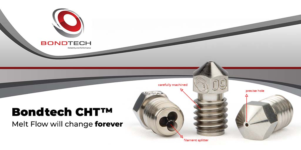 BondtechAB's tweet photo. Split and melt filament from inside out to increase the melt flow capacity of any hotend.
Bondtech CHT™ Core Heating Technology.
Melt Flow will change forever.
#Bondtech #BondtechCHT #HighFlowNozzles https://t.co/GlUWwyrltn