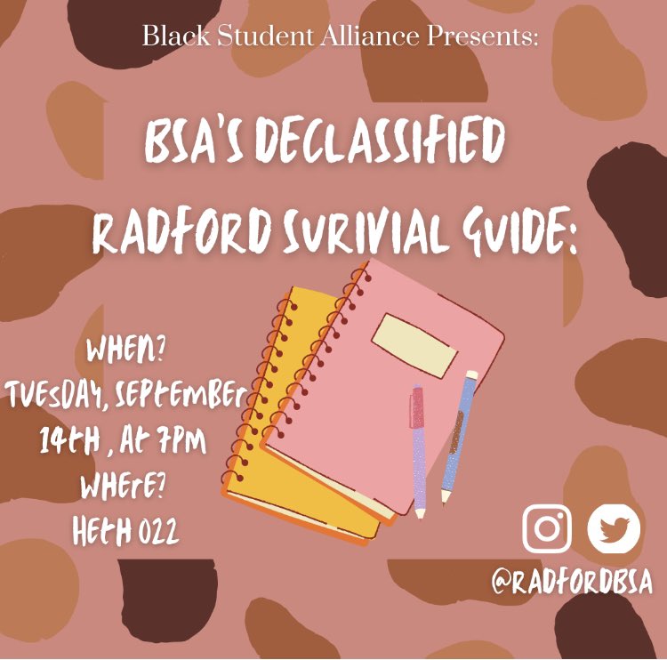 Join us TOMORROW for pizza and snacks while learning tips on how to survive the semester!! 🍕📝We hope to see you there!
