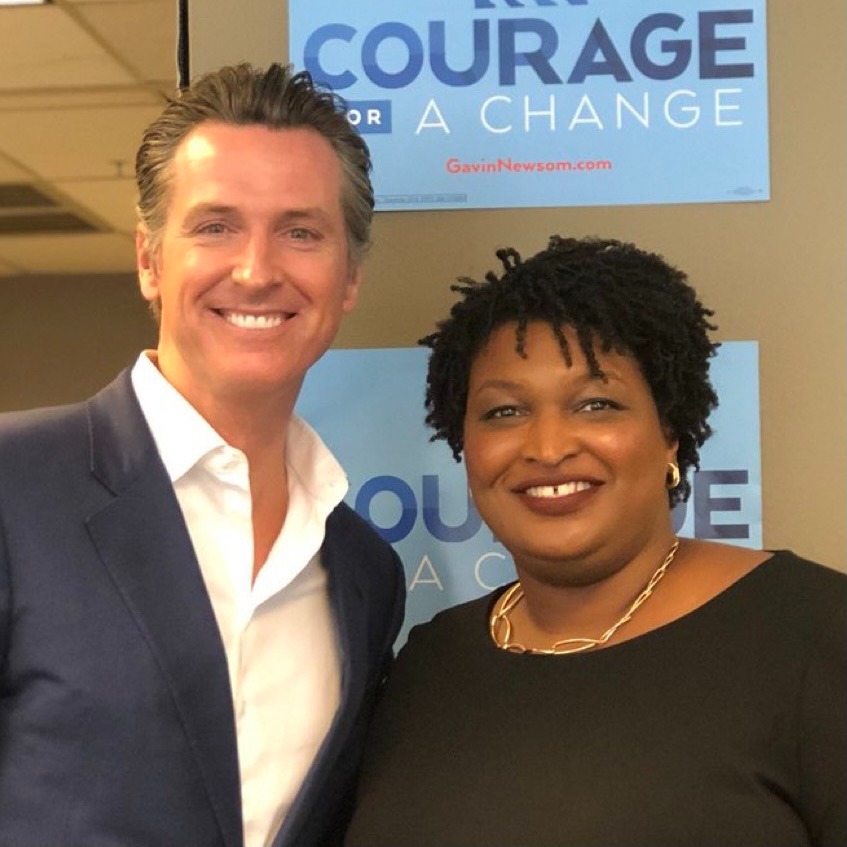Stacey Abrams (@staceyabrams) on Twitter photo CALIFORNIANS: My friend <a href="/GavinNewsom/">Gavin Newsom</a> needs your support to stop the Republican recall.
Vote no and return your ballot by tomorrow, 9/14 at 8PM.
Vaccines, climate change, immigrant rights, minimum wage, reproductive rights, gun safety and more are on the ballot. #VoteNoOnRecall CALIFORNIANS: My friend <a href="/GavinNewsom/">Gavin Newsom</a> needs your support to stop the Republican recall.
Vote no and return your ballot by tomorrow, 9/14 at 8PM.
Vaccines, climate change, immigrant rights, minimum wage, reproductive rights, gun safety and more are on the ballot. #VoteNoOnRecall