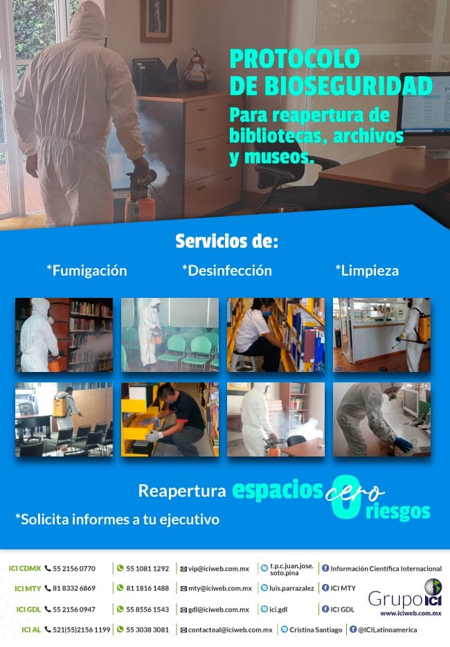 Santiag86807620's tweet photo. ¿CÓMO PREPARARTE PARA EL REGRESO A CLASES?
#GrupoICI presentamos nuestro producto de #ProtocoloDeBioseguridad, para el regreso a clases, bibliotecas, archivos, museos Contamos con fumigación, desinfección y limpieza. mayor información mandar correo a srodriguez@iciweb.com.mx, https://t.co/IFZjLPDMze