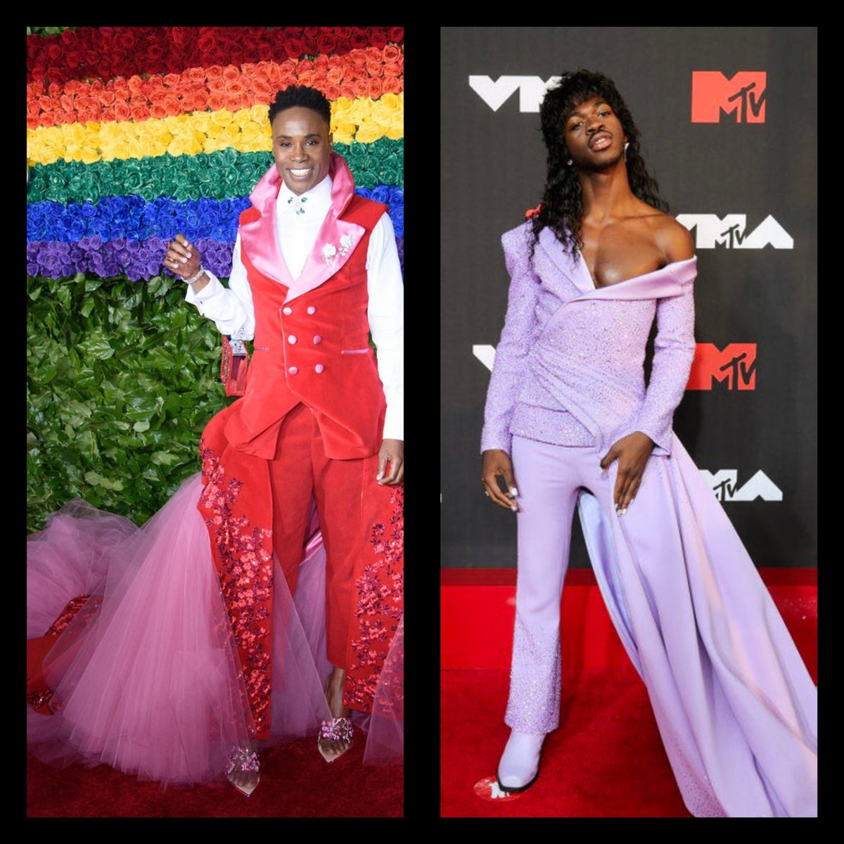 The_Duchess's tweet photo. @theebillyporter walked so @LilNasX could run 😍😍😍 #VMA https://t.co/1OjhJLracX