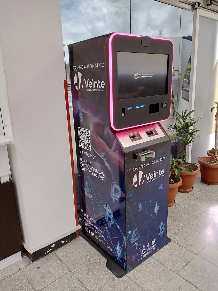 Trash_dan's tweet photo. Cajero bitcoin en Caracas Venezuela @funontheride #funontheride #BTC #habamoscrypto https://t.co/98aEYUcjYc