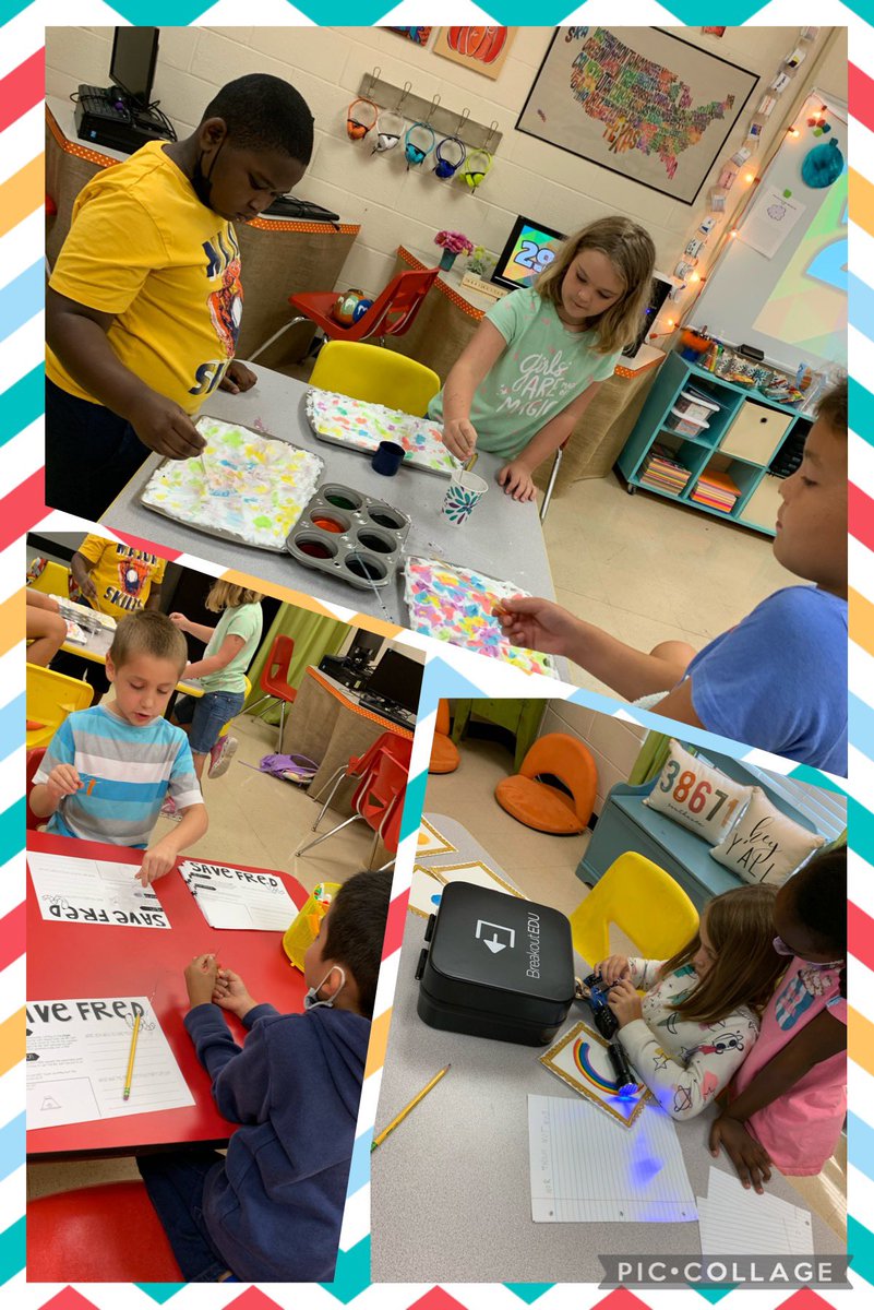 acparker12's tweet image. Mrs. Frost’s Spotlight kiddos have some awesome centers going. I had to stop and pop in- they were having too much fun! #TeamDCS #StudentEngagement #MakingItMatter @TweetDCS_SIS