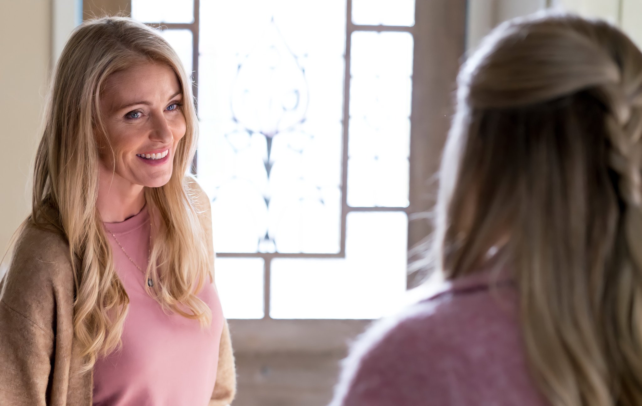  New still of Trish and Tessa in   Happy birthday to  