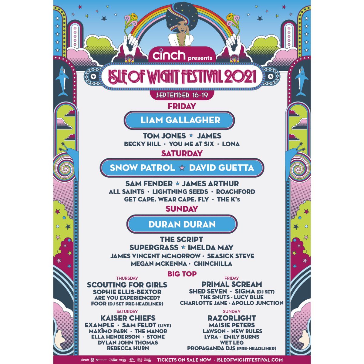 Seeya Sunday @isleofwightfest🙌🙌🙌
Happy to announce we'll be playing on the @thisfeelinghq stage this Sunday at Isle of Wight ✌

#IOW2021 #thisfeeling