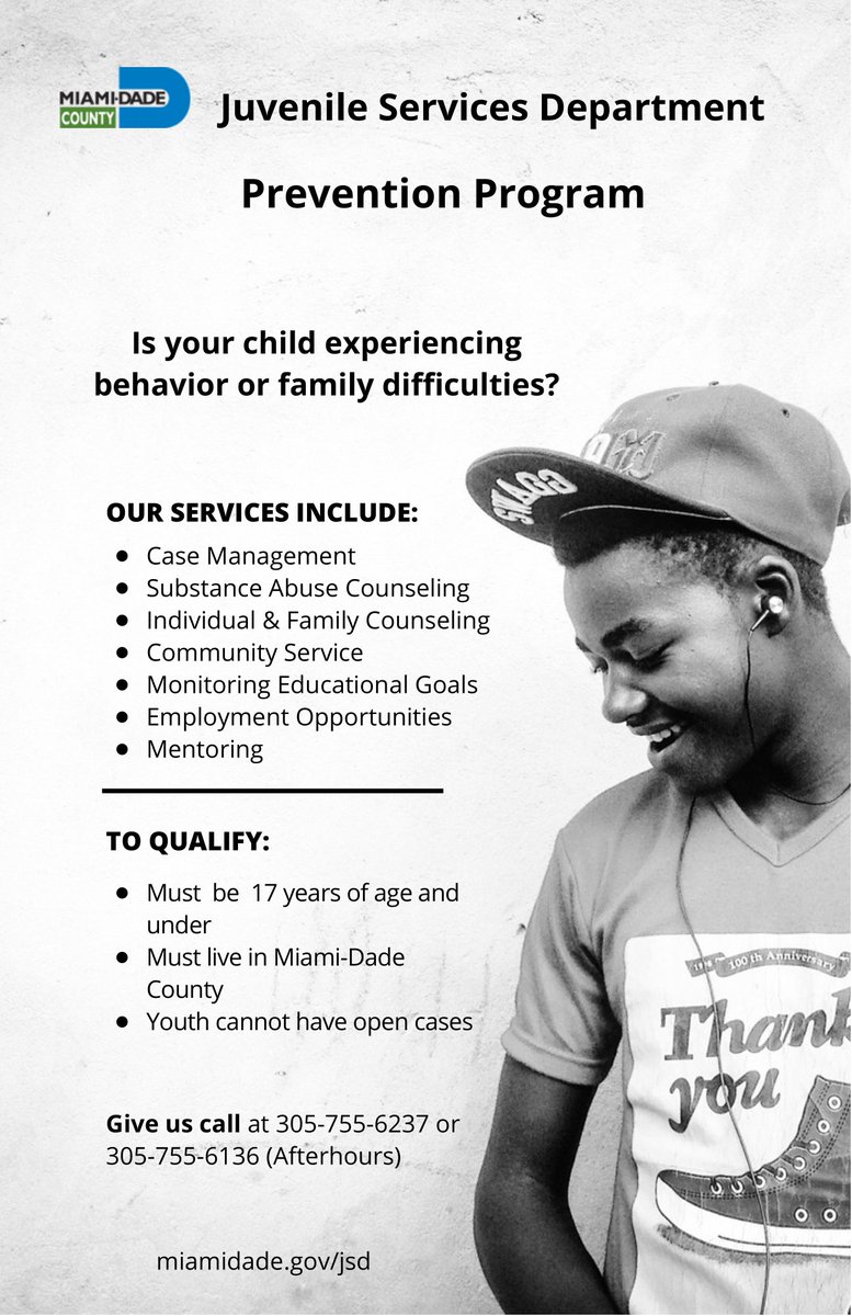 mdjsd's tweet photo. Is your child experiencing behavior issues in school or at home? Do you need help with navigating to find available resources in the community? #JSDPrevention #MDJSD #MiamiFTY https://t.co/gCBcqgbQgO