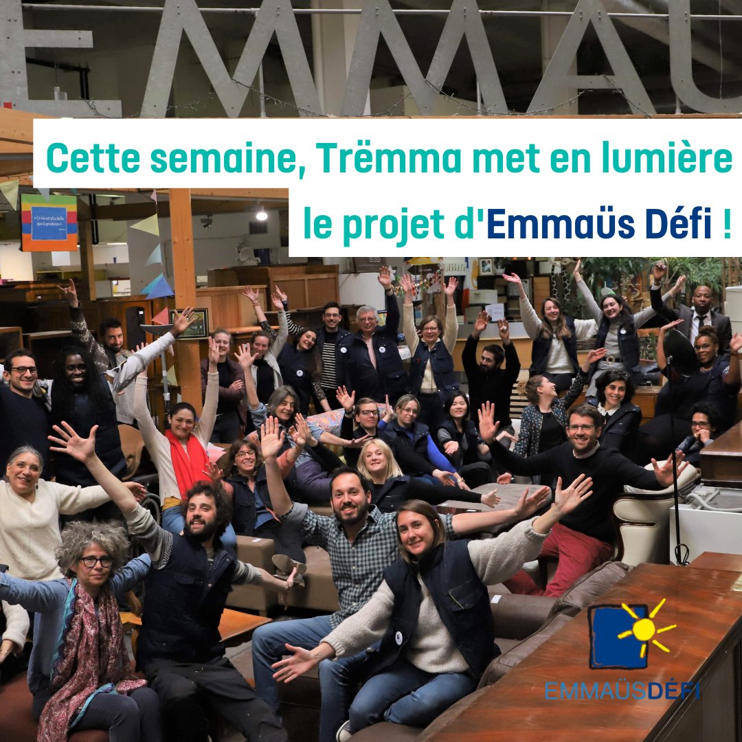 Embarquement imminent pour @emmaus_defi ⚡Cette semaine, Trëmma met en lumière leur projet solidaire financé à travers vos dons d'objets sur la plateforme ! 

Pour participer et découvrir la campagne, c'est par ici loom.ly/gSvMp1Q