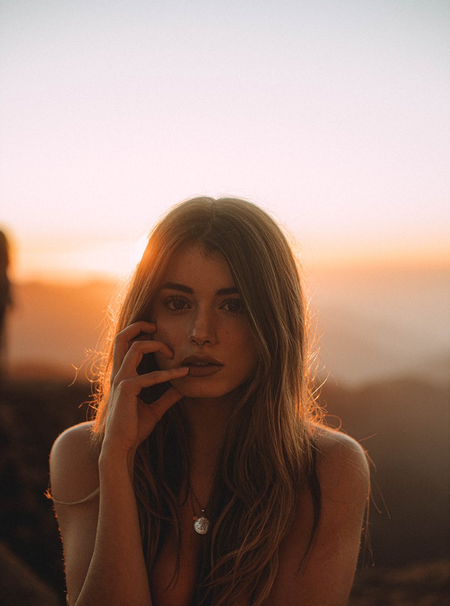 un atardecer desde lo más alto