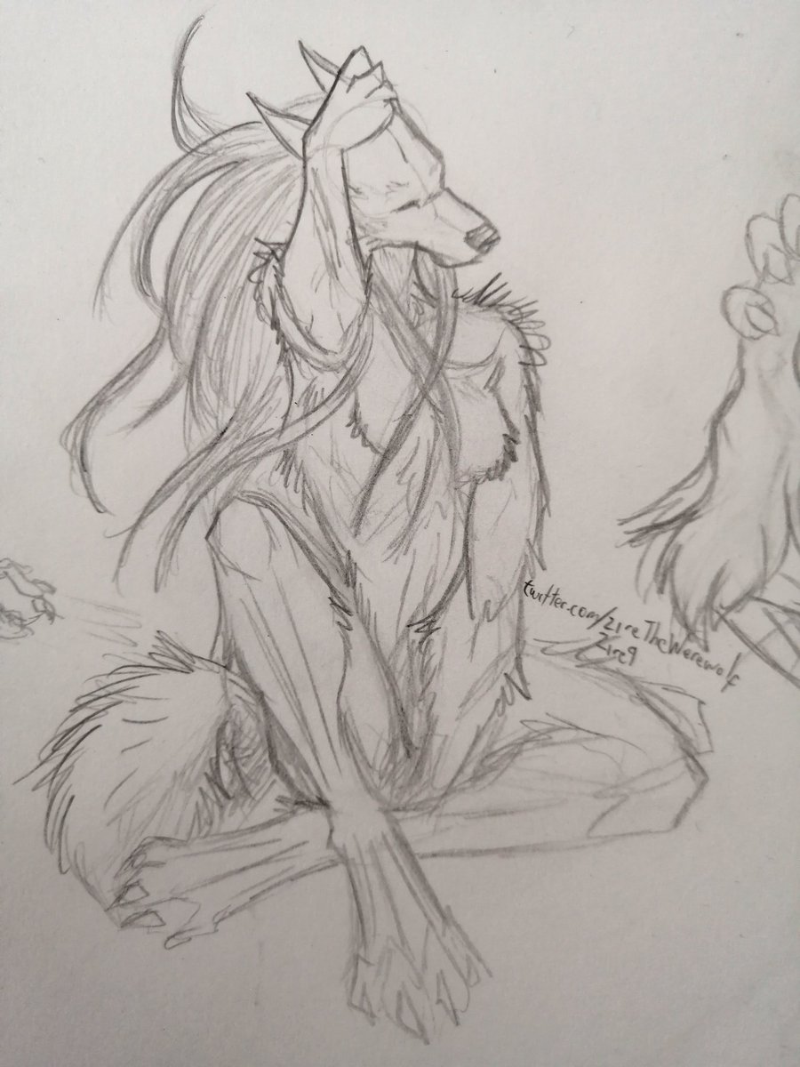 ZireTheWerewolf's tweet photo. Quick one to loosen the hand

#werewolf #lycanthrope #therianthrope #monster #anthroart #monstergirl https://t.co/6W1R6oUYB7