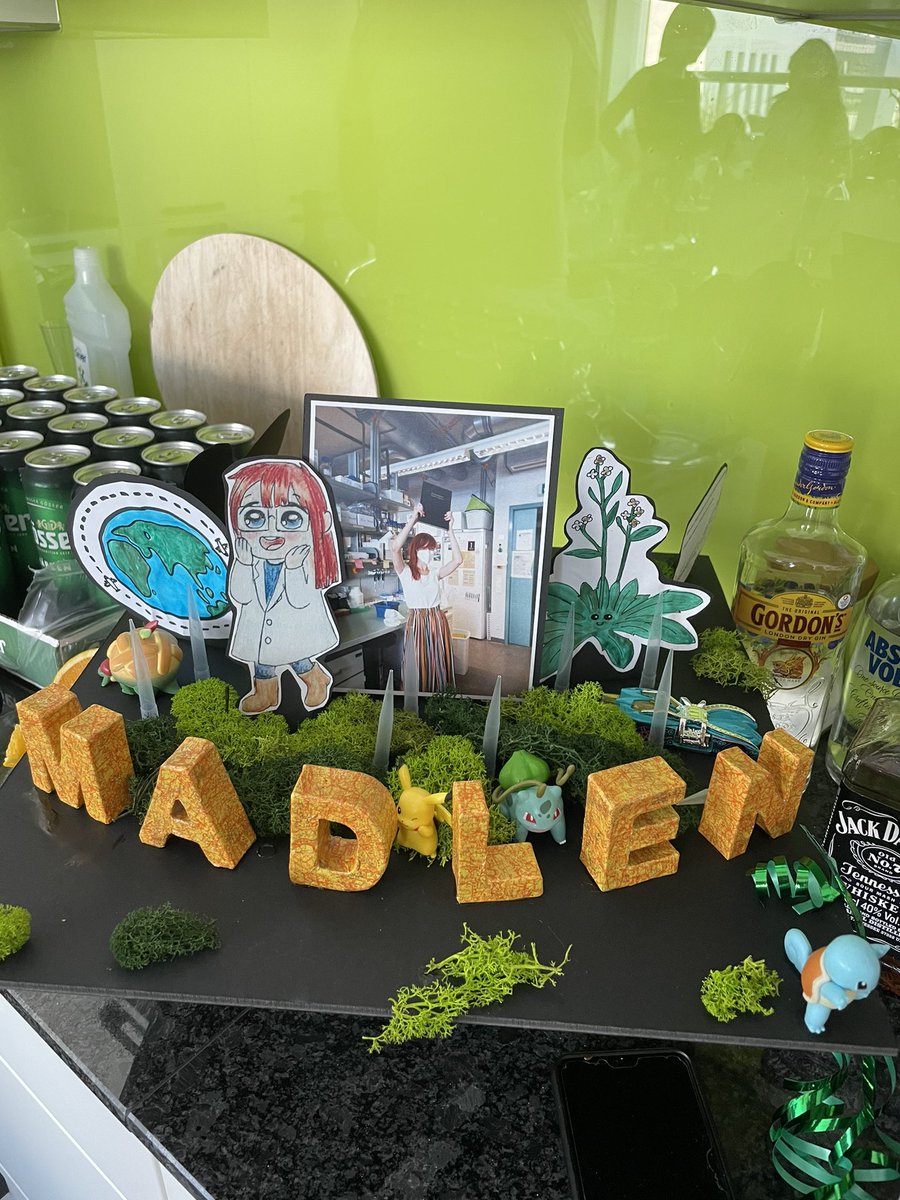 Bittersweet day for the lab. Madlen finished her PhD and flying the nest 😔. It was an absolute privilege to have her in the lab #VBCStudentsRock