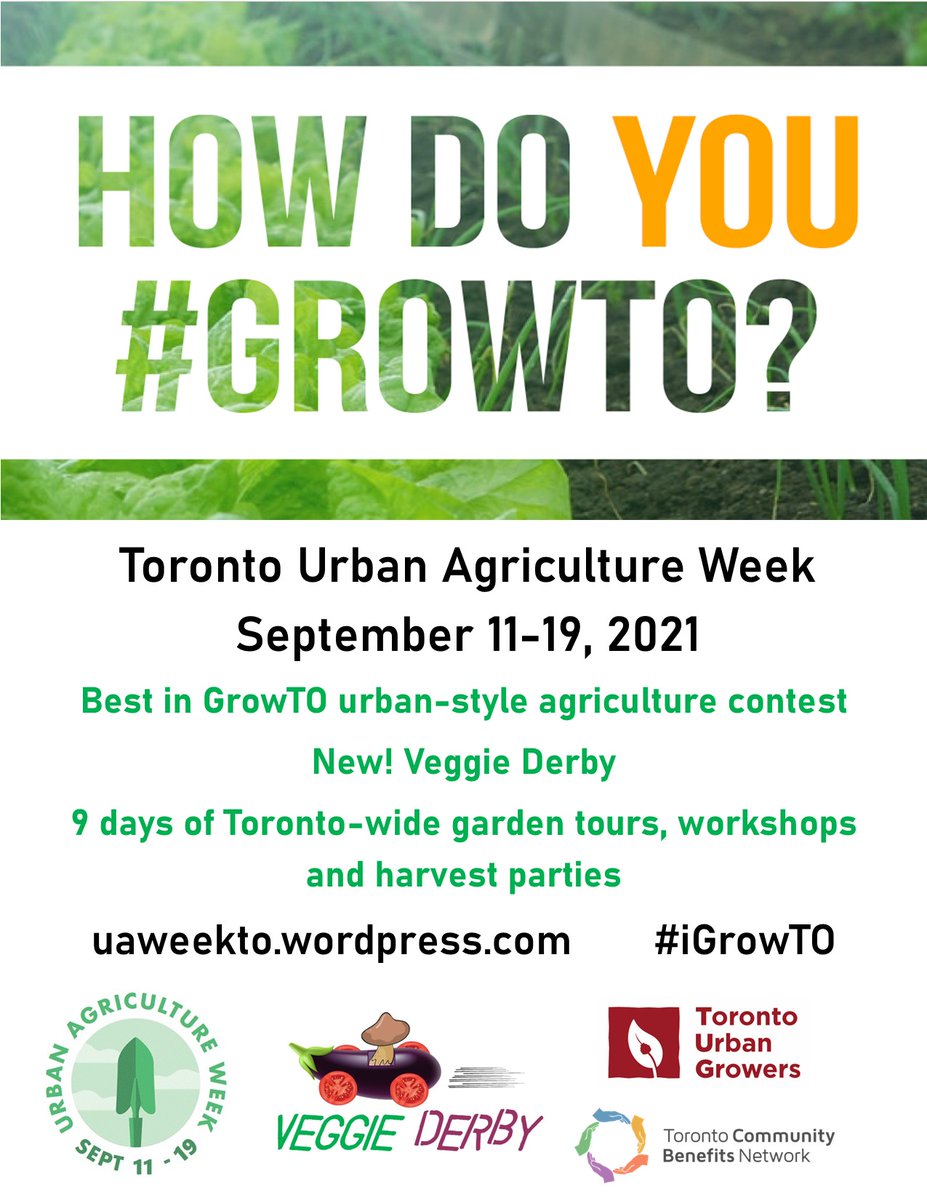 GHfoodfarming's tweet photo. Did you know it's Toronto #UrbanAgricultureWeek? Celebrate Toronto-grown food and the people who grow it! Learn more and find events near you: https://t.co/NvCwif1AND https://t.co/GsMVJToyCi