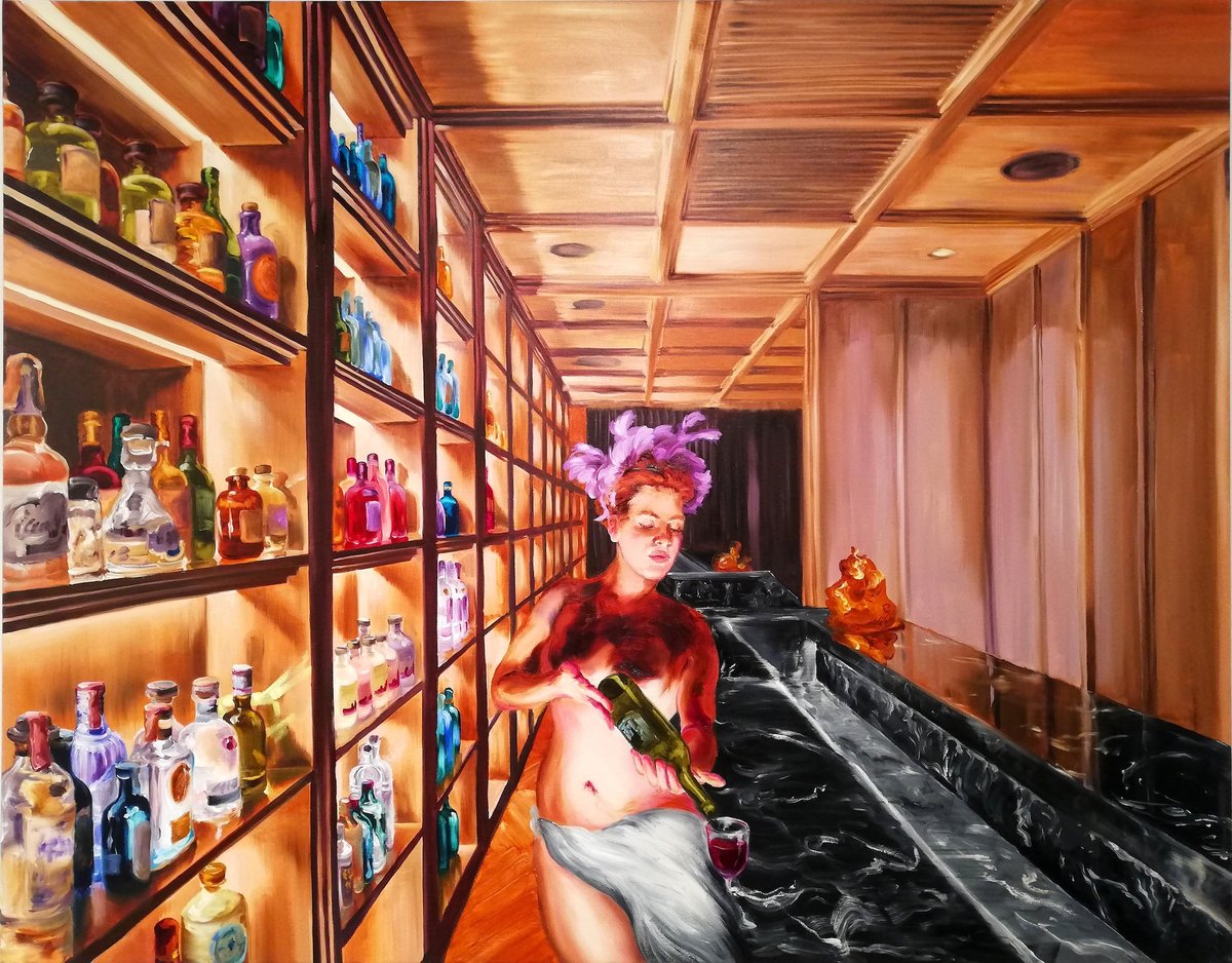 Privatparty | 2021 | Öl auf Leinwand | 110 x 130 cm