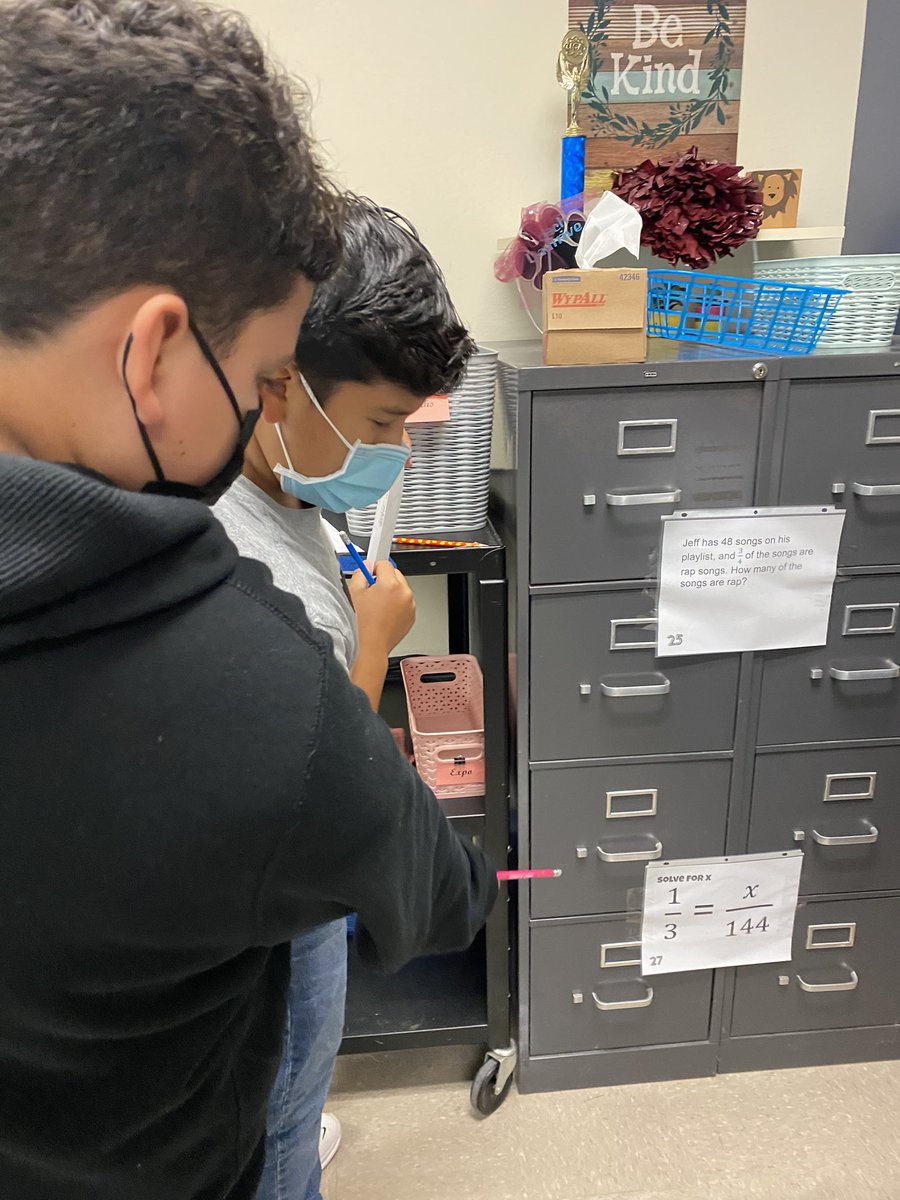 Watching Dauterive’s amazing math scavenger hunt in class today. These kids are working extra hard today and loving it! #LJHproud #lockhartleading #lovemyLISD