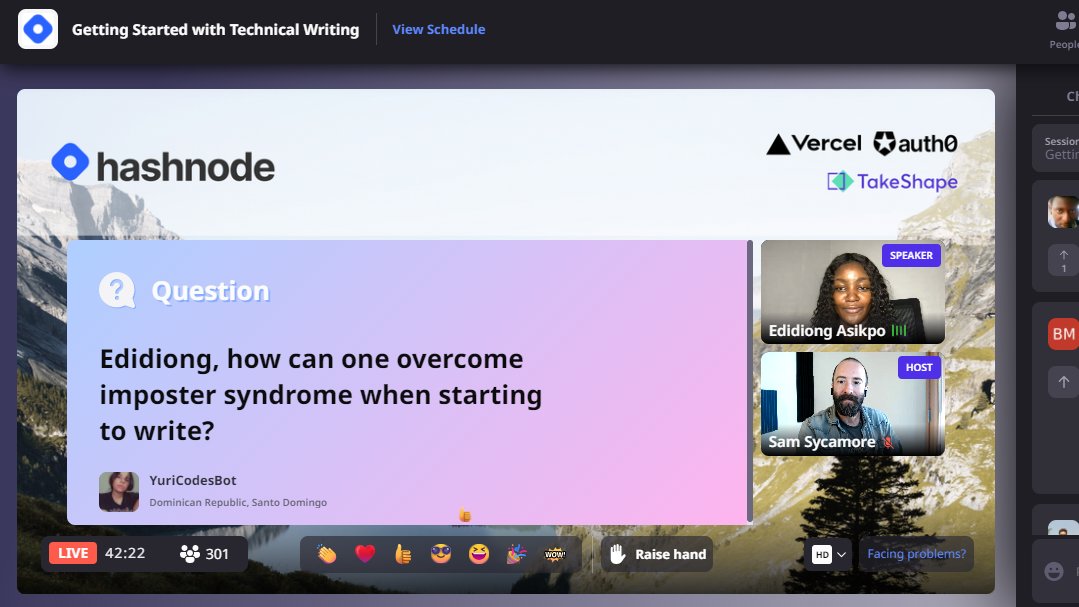yuricodesbot's tweet image. Day1 #HashnodeBootcamp was such an amazing experience. Thank you @tanoaksam and @hashnode! Some of the keypoints i wrote from the @Didicodes presentation: 
- Google the hell out of things
- Find your own voice
- Style guide is your bff
- Simplicity
- You&apos;re writing for yourself!