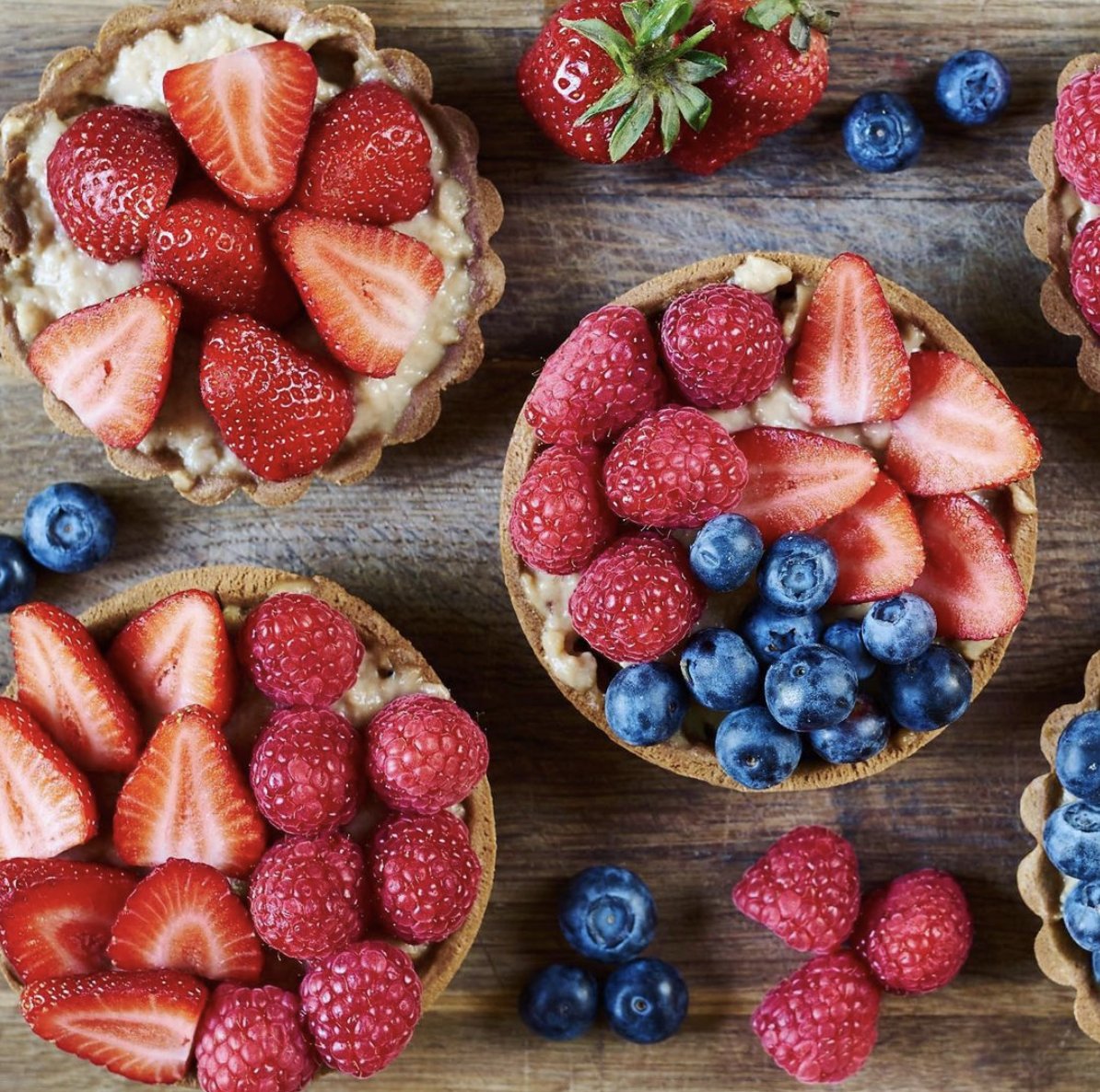 Warning! The image above will make you extremely hungry. Can you believe these Berry Tarts are 100% gluten-free? 😍 For more delicious baked goods head over to <a href="/romeossfbakery/">Romeo's Bakery</a> 💕