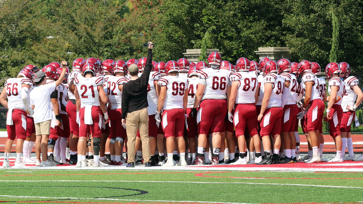 #Muhlenberg football moves up another spot to No. 8 in @d3football national poll. bit.ly/3tBjkXI @DigInMules #CentConf #d3fb #CCfb