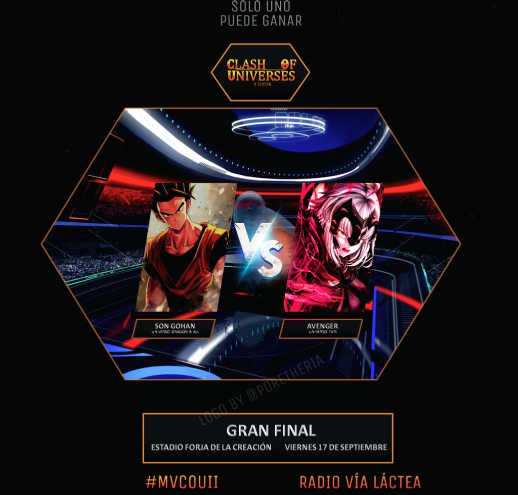 𝐋𝐀 𝐆𝐑𝐀𝐍 𝐅𝐈𝐍𝐀𝐋 𝐕𝐀 𝐀 𝐂𝐎𝐌𝐄𝐍𝐙𝐀𝐑

𝐃𝐈𝐄𝐂𝐈𝐒𝐄𝐈𝐒 𝐏𝐀𝐑𝐓𝐈𝐂𝐈𝐏𝐀𝐍𝐓𝐄𝐒, 𝐃𝐎𝐒 𝐅𝐈𝐍𝐀𝐋𝐈𝐒𝐓𝐀𝐒

𝐔𝐍 𝐂𝐀𝐌𝐏𝐄𝐎𝐍

𝐒𝐎𝐍 𝐆𝐎𝐇𝐀𝐍   𝐕𝐒   𝐀𝐕𝐄𝐍𝐆𝐄𝐑

#MVCoUII 𝐆𝐑𝐀𝐍 𝐅𝐈𝐍𝐀𝐋 𝐈𝐍𝐈𝐂𝐈𝐀 𝐕𝐈𝐄𝐑𝐍𝐄𝐒 𝟏𝟕 𝐃𝐄 𝐒𝐄𝐏𝐓𝐈𝐄𝐌𝐁𝐑𝐄.