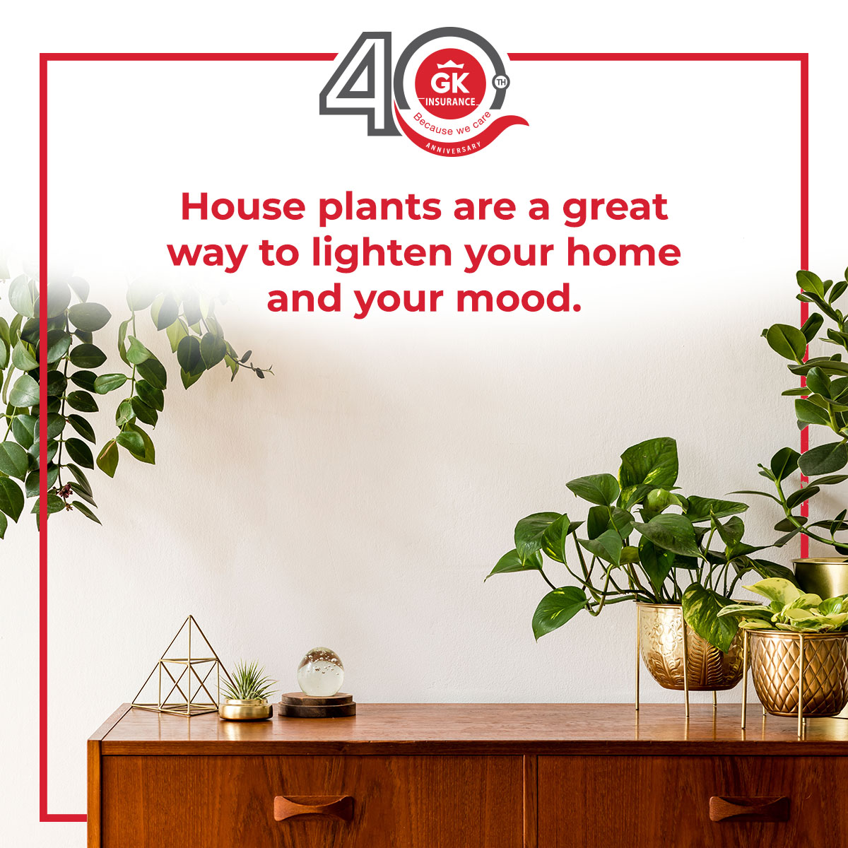 GKInsurance_ja's tweet photo. Did you know that houseplants are a great way to brighten your home and your mood?
Get yourself a plant or two and see how it works for you and your home!
#GKInsurance #WeCare #OneGKFG https://t.co/LVb1ZnJrsB