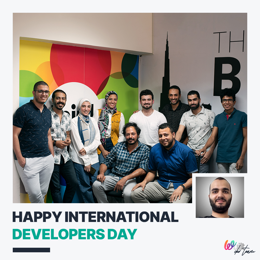 WuiltApp's tweet image. الفريق التقني وراء Wuilt!👨‍💻

في اليوم العالمي للمبرمجين قررنا نحتفل بمجهود فريقنا التقني وقدرتهم على تحويل الأكواد البرمجية لحلول عملية تسهل عليكم وتحقق احتياجات عملائنا على أكمل وجه!

شكرًا لكل مبرمجينا على ما يقدمونه كل يوم من عمل مذهل لنجاح عملائنا!
#WorldProgrammersDay