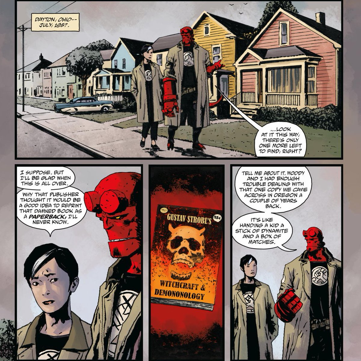 .@ForbesEnt has the first look at Hellboy And The B.P.R.D.: 1957-Family Ties, on sale this week.

https://t.co/ZYgmcIVmQZ 