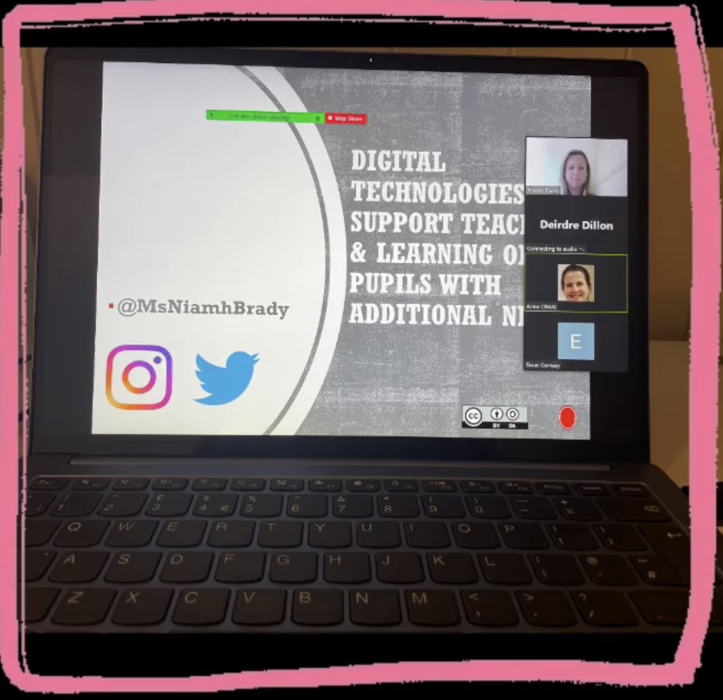 MsNiamhBrady's tweet photo. Great to be back delivering CPD courses🌟Thanks to everyone who joined me today! We explored lots of fabulous resources to support pupils with additional needs #Teach_IT_IRL #EdShareIE @ESCItweets @PDST_TechinEd @ncseirl #SpecialEducation #SEL #AssistiveTechnology #assessability https://t.co/jw2har31Ej