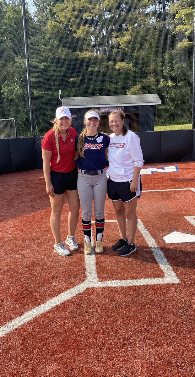 Thank you Saint Francis for an amazing camp! Had so much fun getting to talk to the team, I learned a ton from them!! <a href="/RedFlashSB/">Saint Francis Softball</a> <a href="/GloryNational18/">Virginia Glory National 18u</a> <a href="/thecolinchrist/">Colin Christiansen</a> <a href="/SuzyWillemssen/">Suzy Willemssen</a> <a href="/kevinbednoski/">Kevin Bednoski</a>