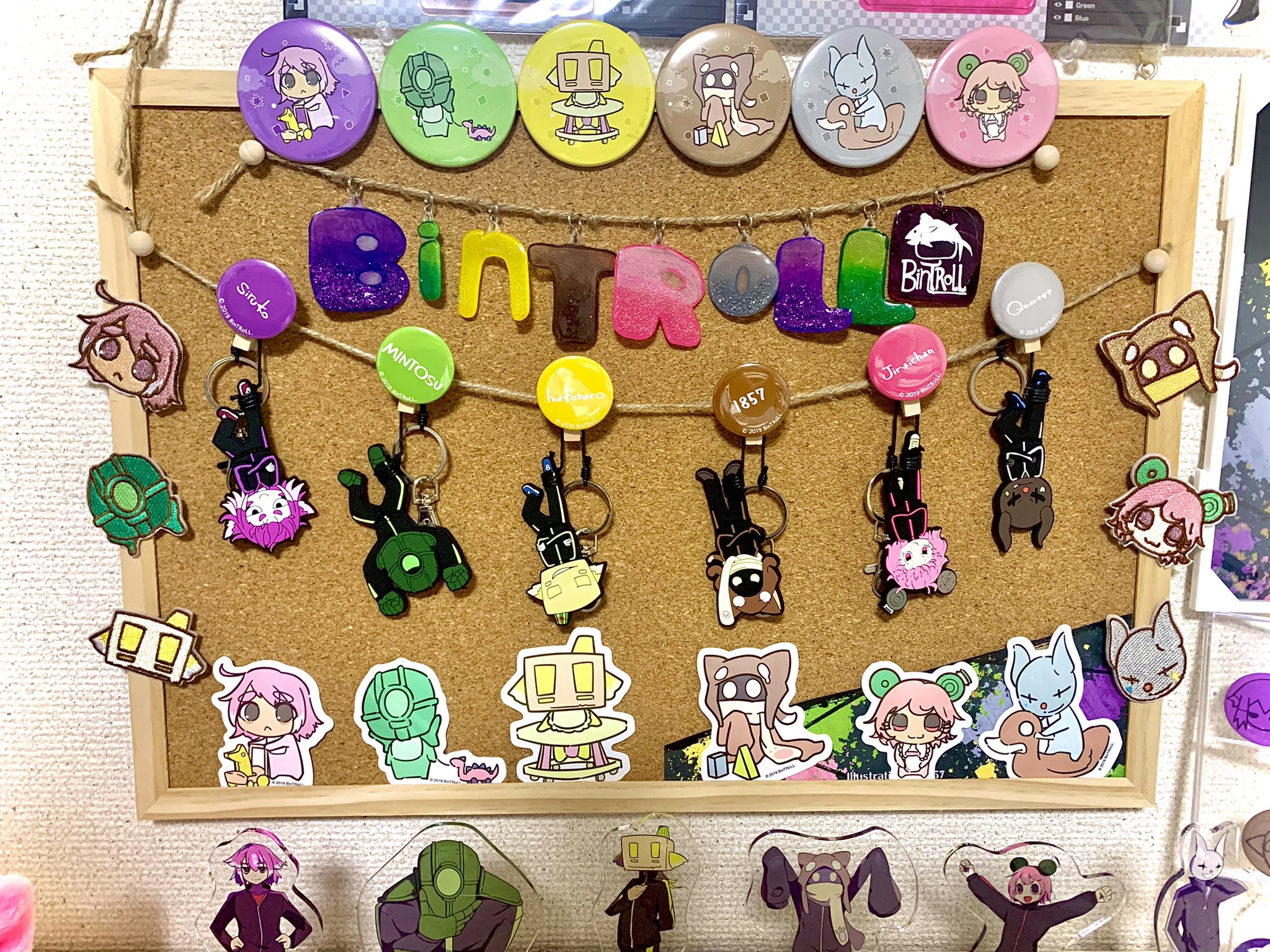 バラ売り◎ BinTRoLL 1857 グッズ BinTRoLL】1857アクリルスタンド - bintroll公式 - BOOTH
