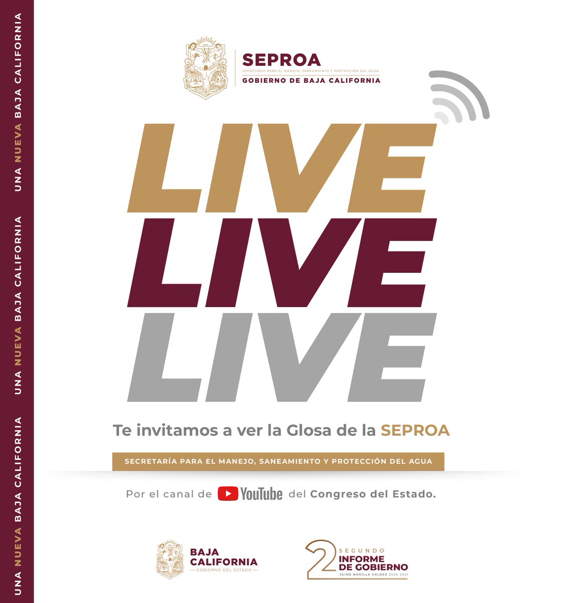 Hoy corresponde al secretario Luis Salomón Faz Apodaca, titular de la Secretaría para el Manejo, Saneamiento y Protección del Agua, rendir el informe de este periodo.
Puedes consultarlo aquí: youtube.com/watch?v=GVHEfo…

#EnElManejoDelAguaSigueLaTransformación #Glosa2021