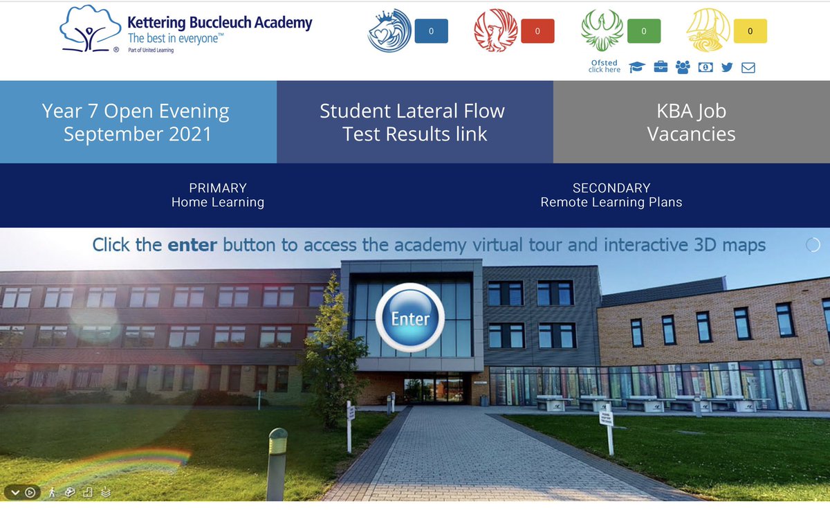 A virtual tour of the academy and interactive 3D maps can now be accessed from our homepage: kba.uk