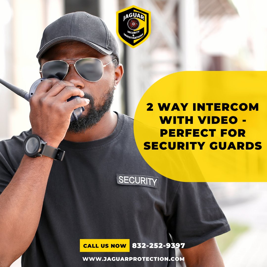 jaguarsecurity1's tweet photo. Whether it's about a residential or commercial site, security guards can always make use of extra protection with our security systems.🏢

Get our security systems now from🌐
https://t.co/pnGLK60Mrj

#jaguar #jaguarprotection #intercom #perfectvideo #residentialsite #commercial https://t.co/2R0n6q9DJJ