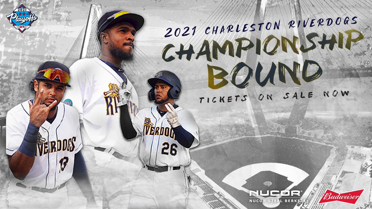 For the first time since 1988, we are playing for a title.  Game three of the championship series is just 11 days away.  We've had a great home field advantage all year and we don't want that to change. <a href="/budweiserusa/">Budweiser</a> <a href="/NucorSteelBerk/">Nucor Steel Berkeley</a> 

Playoff Tickets: bit.ly/3ht58LK