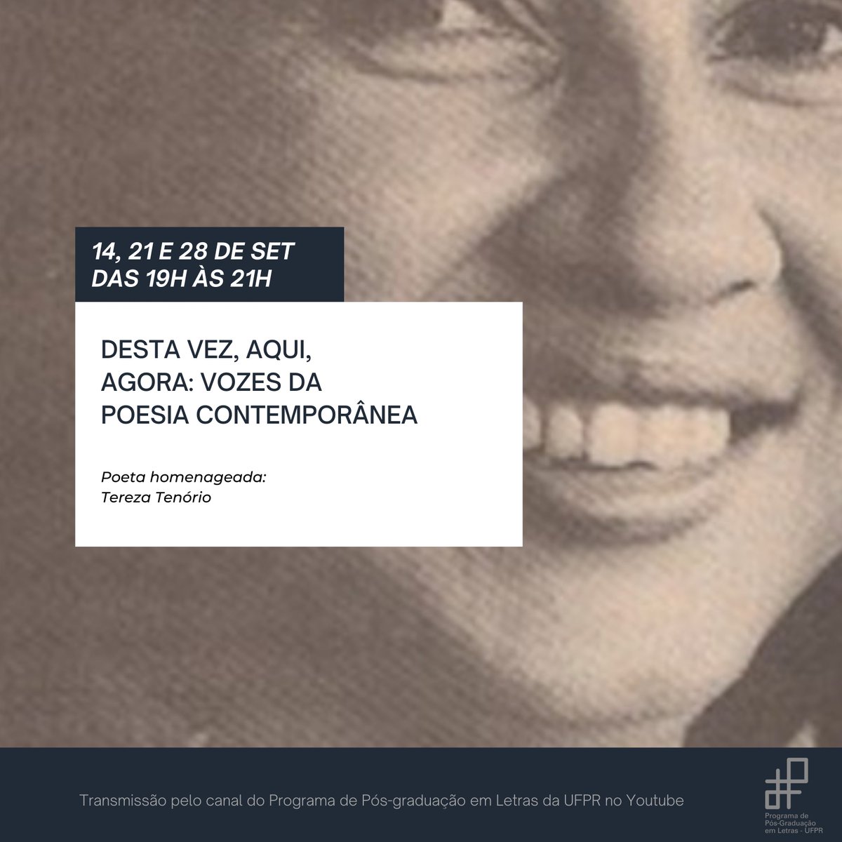 a_matinta's tweet photo. Amanhã começa a terceira edição do evento "Desta vez, aqui, agora: vozes da poesia contemporânea", evento da UFPR. Também amanhã, a partir das 19h, falo um pouco sobre o assunto de sempre: casa.
Para assistir --> https://t.co/lyDRYdQvod
#matinta #ufpr #poesiacontemporanea https://t.co/pWeWSGyq1r
