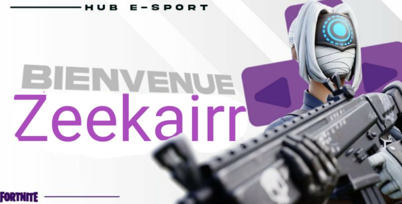 HuBEsportClub's tweet photo. ANNONCE JOUEUR 🔥
Nous vous présentons notre nouveau JOUEUR Fortnite : @ZeekaiFN
🔹 8.000 PR
🔹 CONSOLE
Bonne chance à lui pour son aventure au sein du
@HuBEsportClub souhaitons qu'il puisse porter les couleurs du @HuB_esport_FR le plus haut possible !
💜🤍💜🤍
#ForTheHub https://t.co/0rhq3BrQbg
