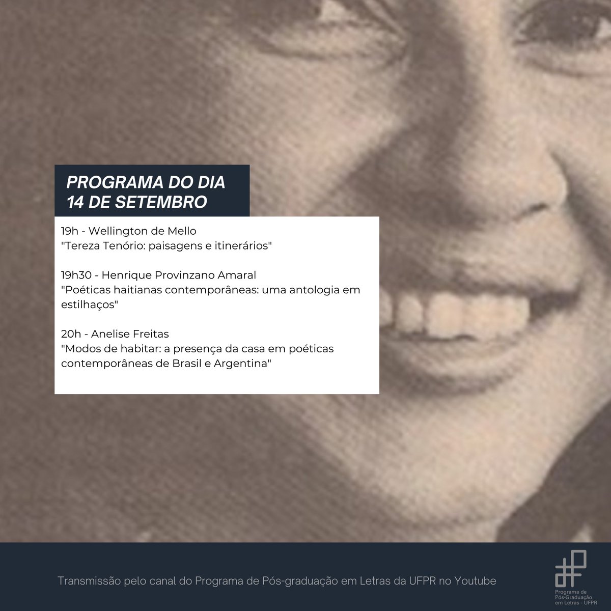 a_matinta's tweet photo. Amanhã começa a terceira edição do evento "Desta vez, aqui, agora: vozes da poesia contemporânea", evento da UFPR. Também amanhã, a partir das 19h, falo um pouco sobre o assunto de sempre: casa.
Para assistir --> https://t.co/lyDRYdQvod
#matinta #ufpr #poesiacontemporanea https://t.co/pWeWSGyq1r