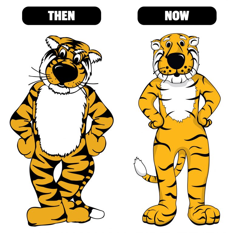 Then and Now Truman graphics