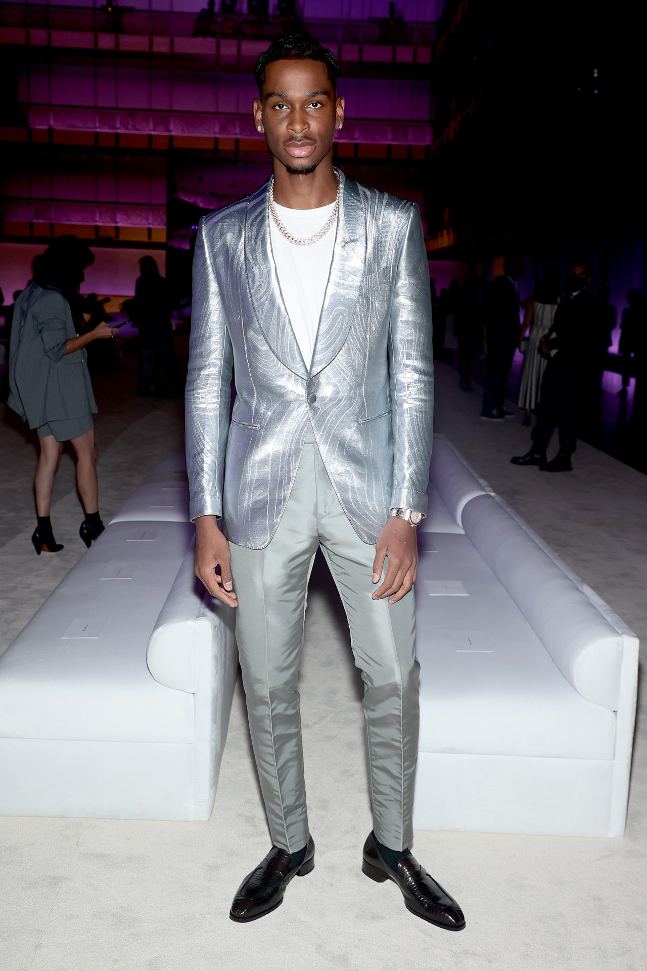 GQ Sports on X: OK, so not 𝘦𝘷𝘦𝘳𝘺 NBA player wore a kilt at fashion  week. @shaiglalex still looked great, though    / X