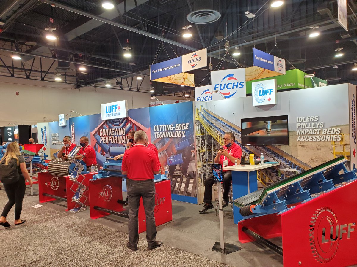 We're ready for a good week here at @MINExpo2021 in Las Vegas! If you're at the show be sure to stop by booth #5718 in the central hall. 

#conveyors
#conveyorcomponents
