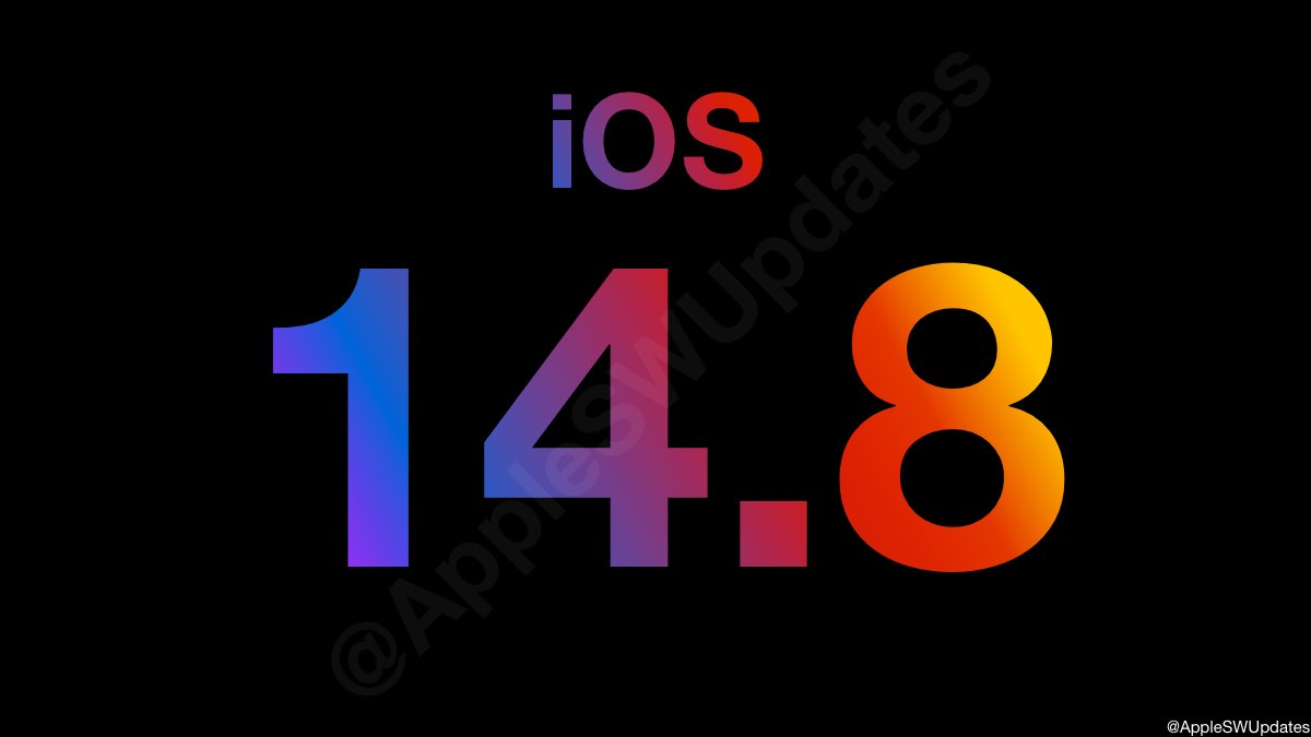 iSWUpdates's tweet image. iOS 14.8 (18H17) has been released. #iOS #iOS148