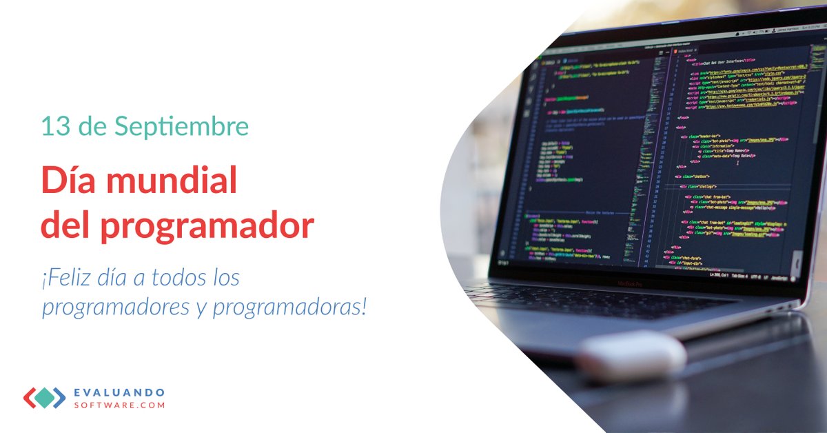 evaluandosoft's tweet image. 𝗗𝗜𝗔 𝗠𝗨𝗡𝗗𝗜𝗔𝗟 𝗗𝗘𝗟 𝗣𝗥𝗢𝗚𝗥𝗔𝗠𝗔𝗗𝗢𝗥. 

0⃣1⃣  ¡Feliz día a todos los programadores y programadoras! 

#EvaluandoSoftware #software #erpsoftware #erp #programador #diadelprogramador