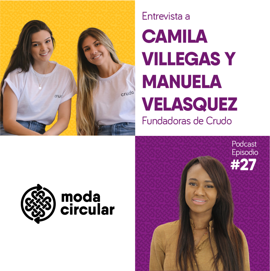 modacircularco's tweet photo. Nuevo episodio disponible! 🌟

 Episodio 27: Emprendimiento en moda circular con algodón reciclado en un modelo de donación y renta de ropa, una conversación con Camila Villegas y Manuela Velásquez de 
@crudocircular

En este episodio hablamos de:

🌟Cómo nació CRUDO
� https://t.co/Zc7FTYVI7d