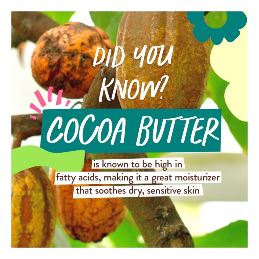 babobotanicals's tweet image. Do you know about one Babo's star ingredients found in many of our collections? 💫⁠
⁠
#CocoaButter is known to be high in fatty acids, making it a great moisturizer that soothes dry, sensitive skin! ⁠
⁠
Swipe to see which of our products carry this #PlantBasedIngredient. 🤩⁠