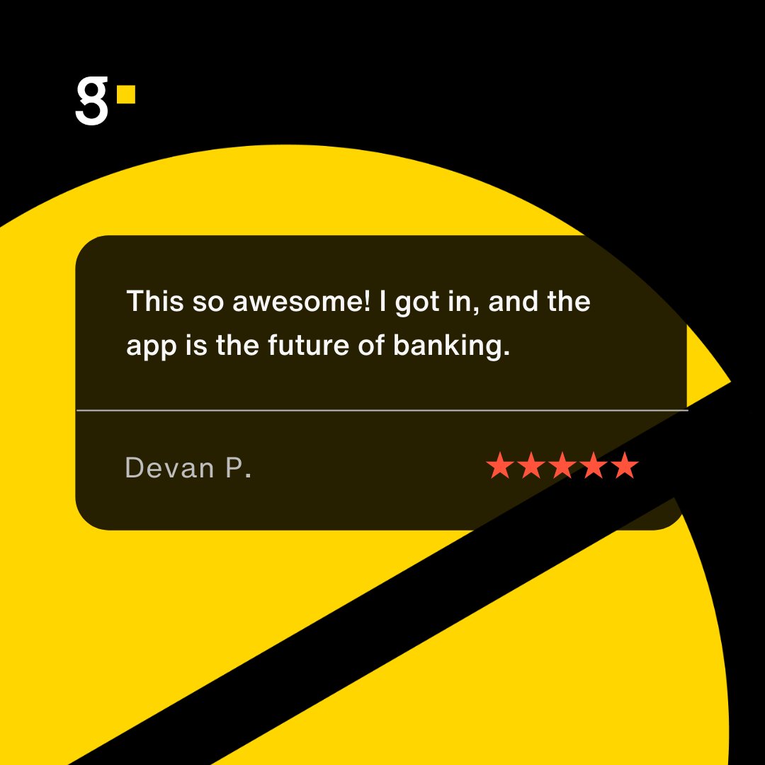 Hightop_HQ's tweet photo. ⭐️⭐️⭐️⭐️⭐
️
“This is so awesome! I got in, and the app is the future of banking.”
Devan P.
#FutureOfBanking #GenesisBlockHQ https://t.co/ETPYcAzYNn