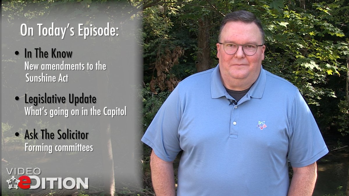 Today's episode of #VideoEDition covers new amendments to the Sunshine Act and the mask mandate response and charter school reform legislation at the Capitol. Watch now: ow.ly/iQtY50G8mnF