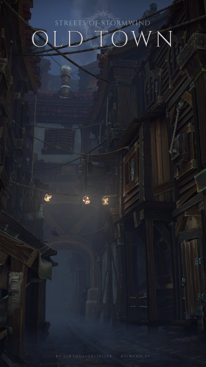 I decided to rework the atmosphere of the different districts of Stormwind to make them fit my imagined vision. Here is the first one: the Old Town! Den of criminals and refuge of tired paupers, where you quickly learn to not ask questions...

#Warcraft #3D #ModelEdit #Headcanon